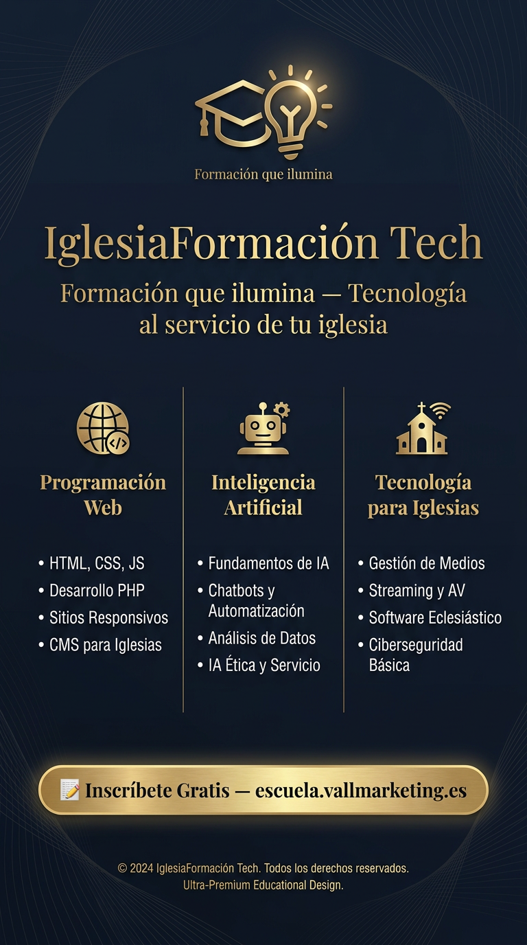Anuncio IglesiaFormación Tech