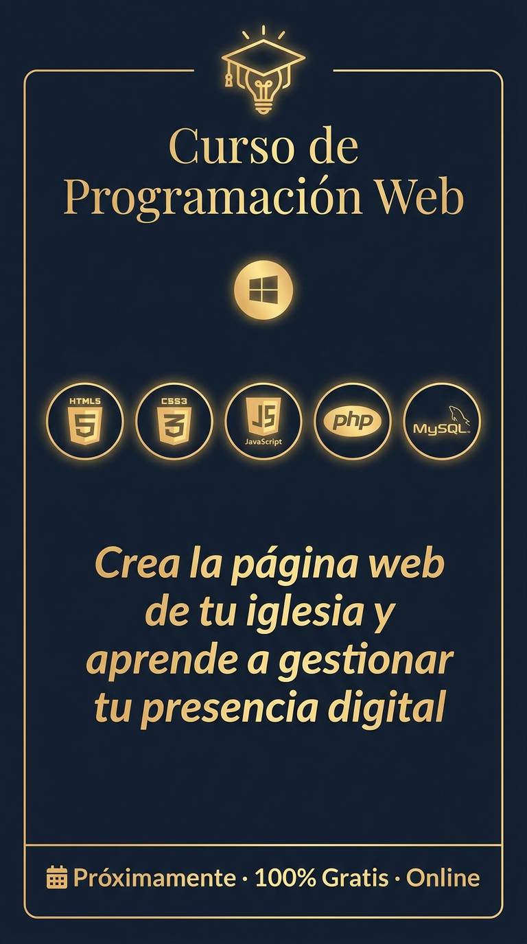Anuncio Curso Web